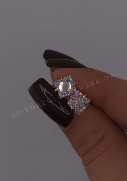 Сережки гвоздики  1003 фото