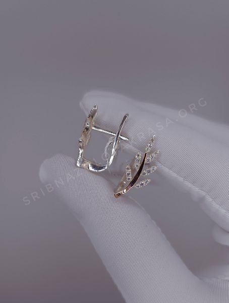 Нежные серьги 332с фото