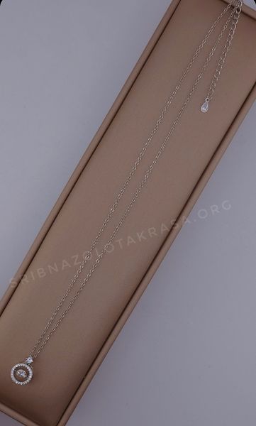 Кольє "Princess moissanite" 002 фото