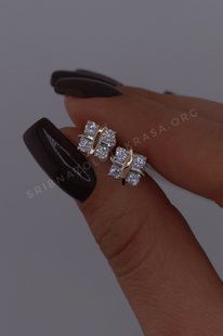 Стильные серьги vk05 фото